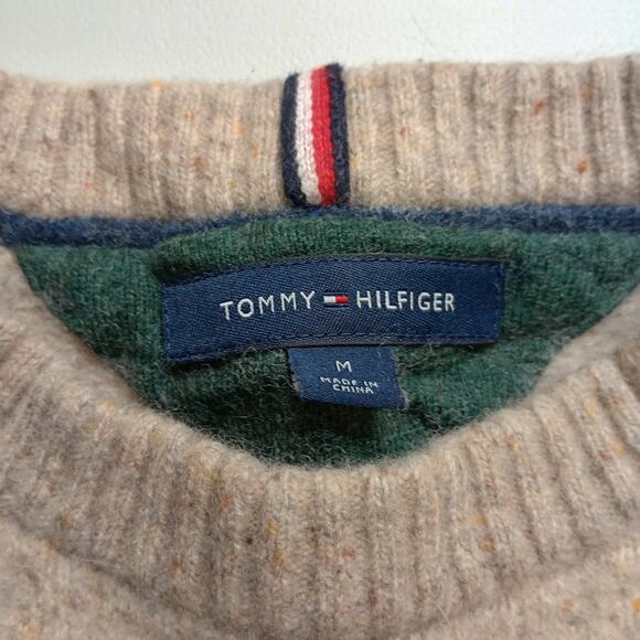 Tommy Hilfiger Men Lambswool Fair Isle Crewneck Holiday Sweater - Picture 5 of 8